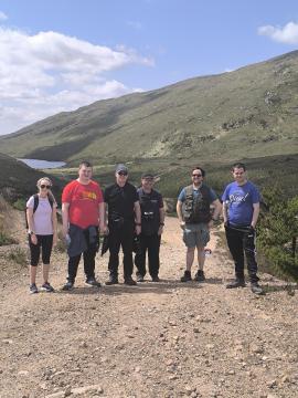 Salmons leap walk